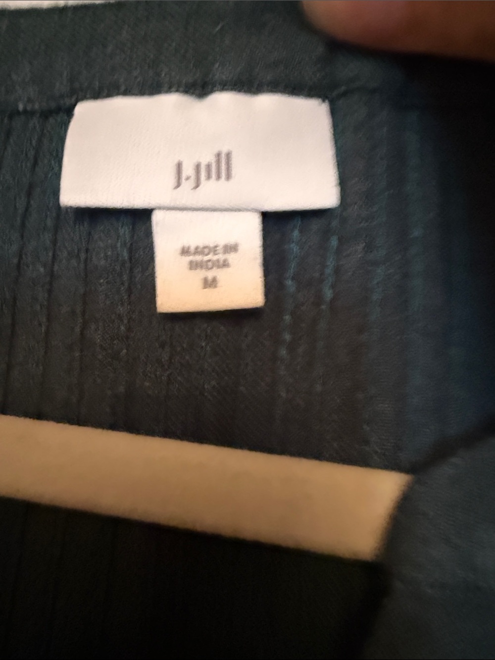 J. Jill Deep Teal Ribbed Dress - Picture 2 of 11